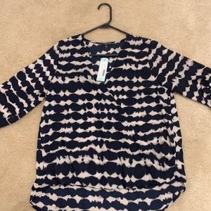 West Kei rolltab hi low blouse